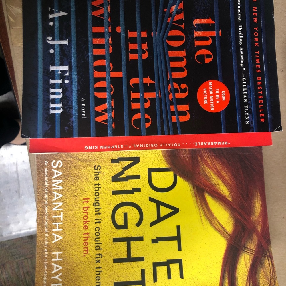 (2) Fiction Thriller Books